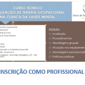 ATUALIZAÇÃO EM TERAPIA OCUPACIONAL - PROFISSIONAL
